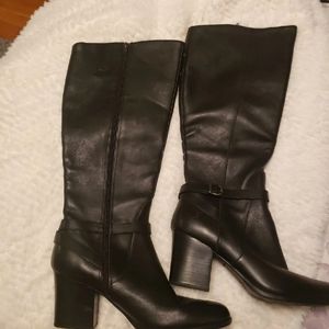 Born leather knee high boots